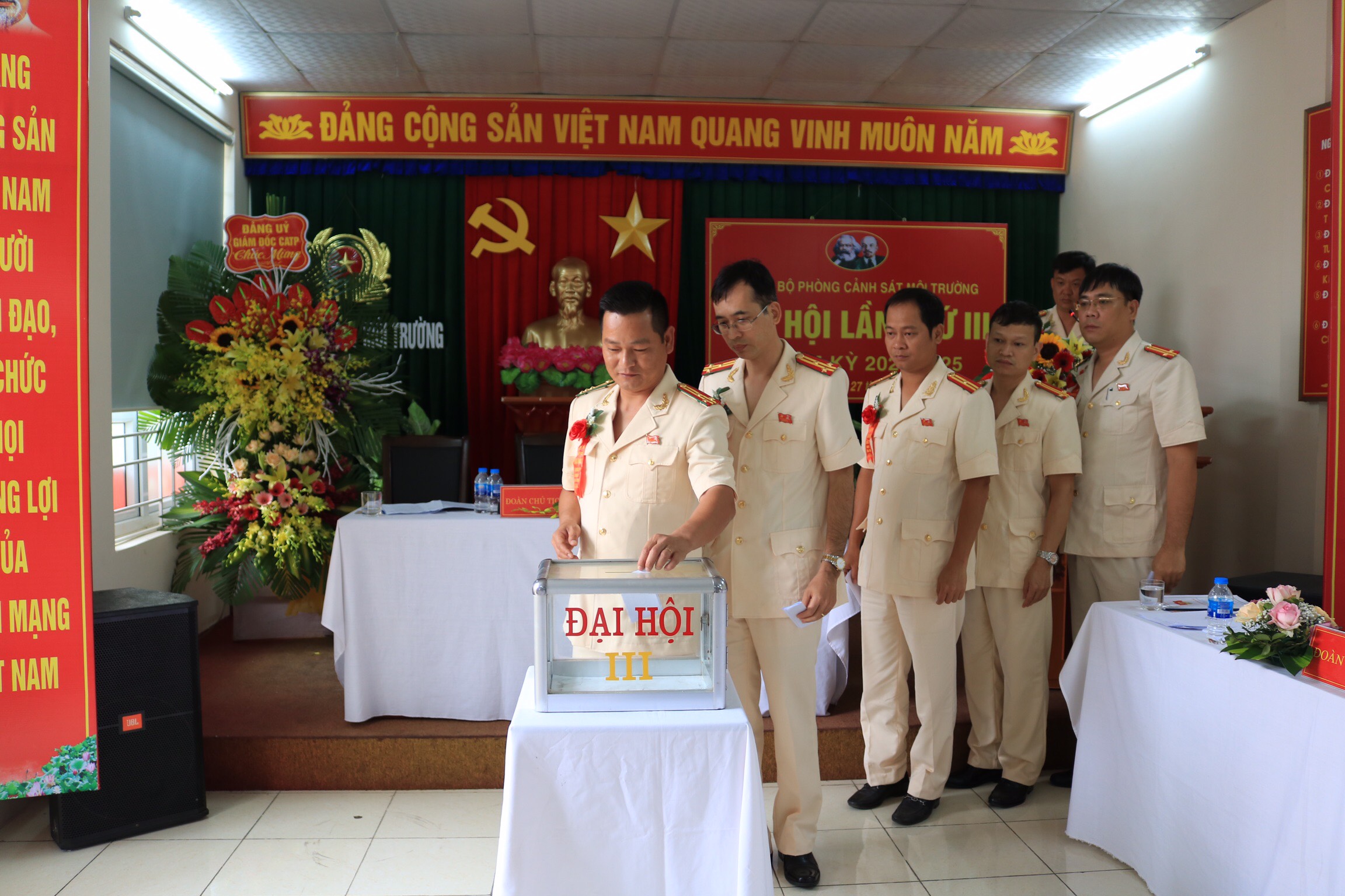 Đại hội Đảng bộ Phòng Cảnh sát môi trường nhiệm kỳ 2020-2025